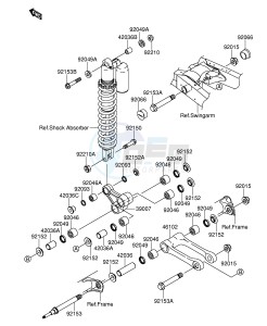 RM-Z250 (E19) drawing SUSPENSION