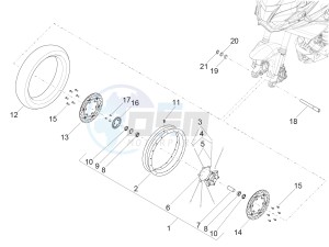 ETV 1200 Caponord Rally USA USA drawing Front wheel