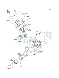 KVF700 D [PRAIRIE 700 4X4 TEAM GREEN SPECIAL EDITION] (D1) D1 drawing CYLINDER_PISTON-- S- -