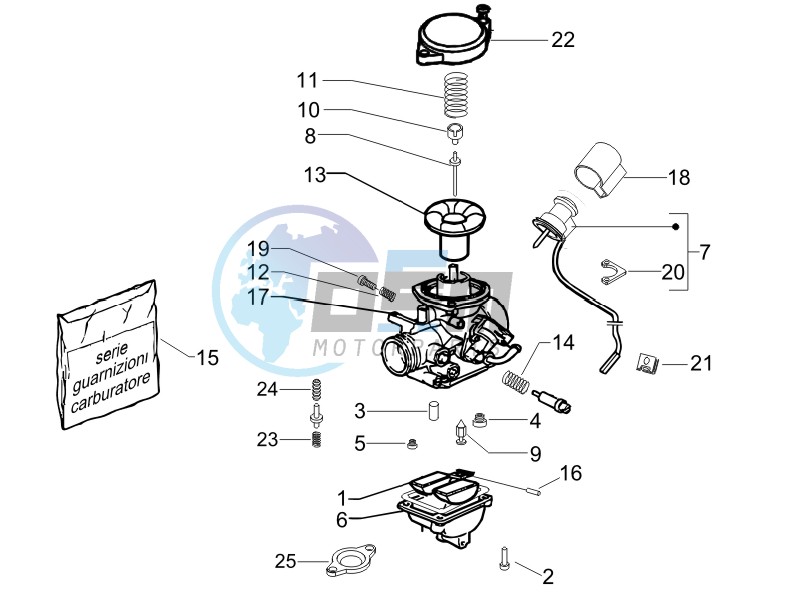 Carburetors components