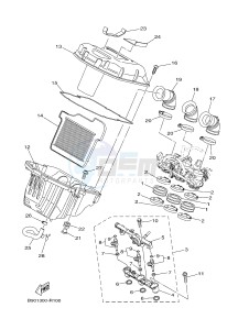 MTN850-A MTN-850-A MT-09 ABS (BS27) drawing INTAKE 2