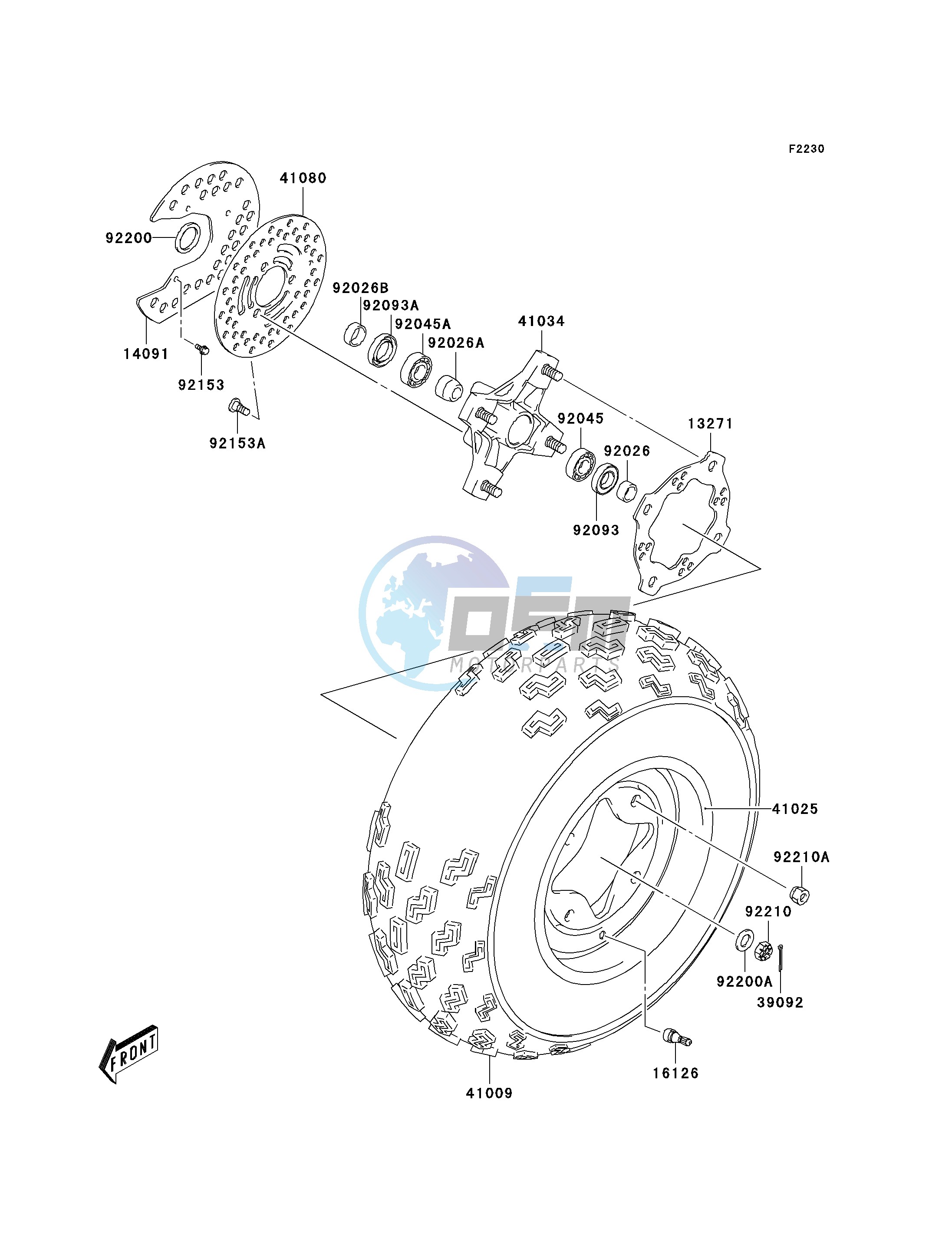 FRONT HUB