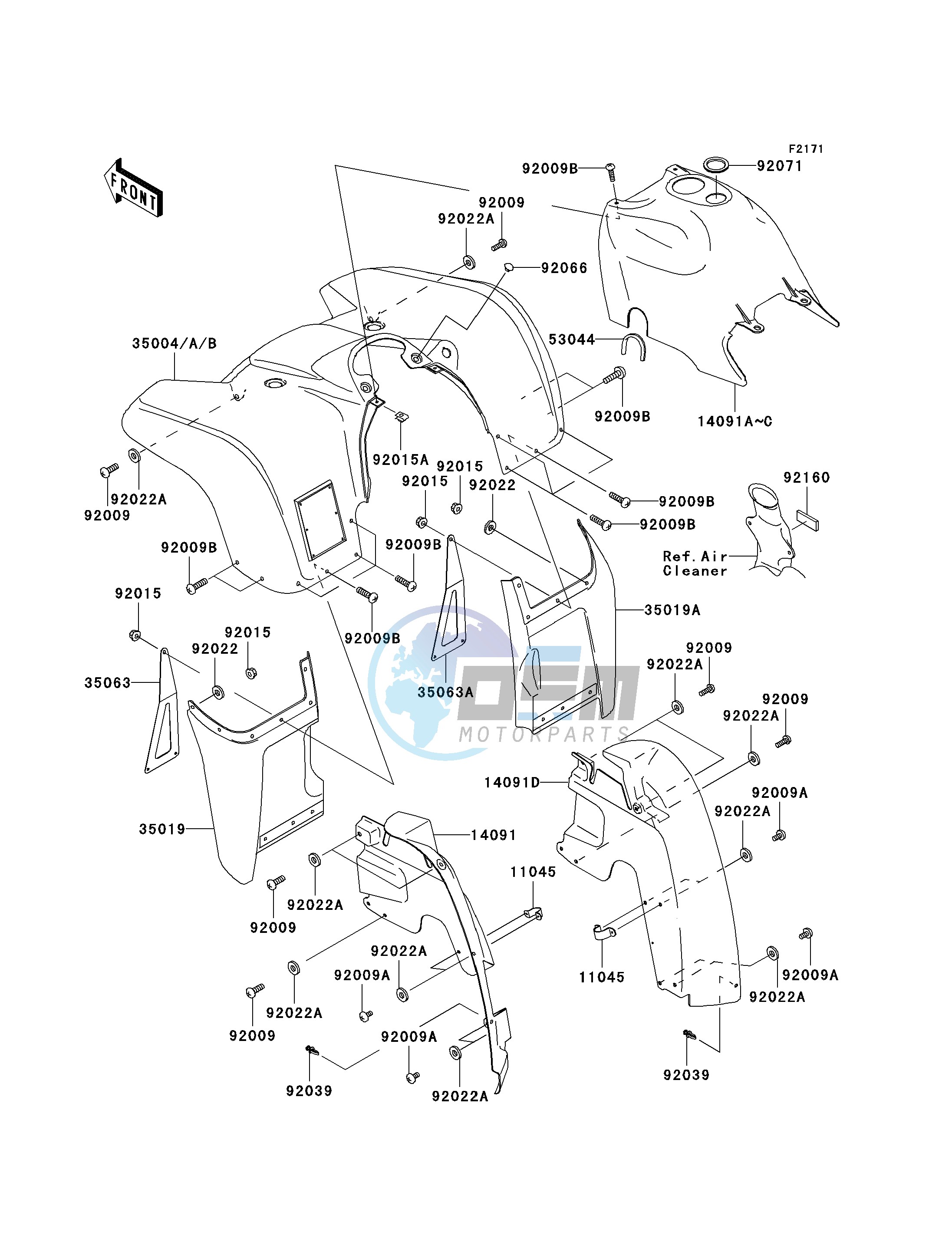 FRONT FENDER-- S- -