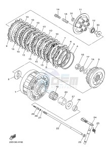 XJ6S 600 DIVERSION (S-TYPE) (36C9) drawing CLUTCH