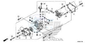 TRX500FA6G TRX500FA Australia - (U) drawing MAIN VALVE BODY