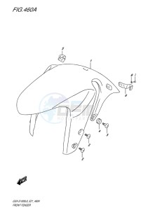 GSX-S 1000 drawing FRONT FENDER