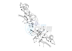 XVS DRAG STAR 650 drawing HANDLE SWITCH – LEVER