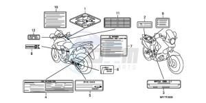 XL700V9 Europe Direct - (ED / SPC) drawing CAUTION LABEL