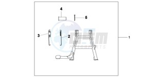 XL125VA EU / CMF - (EU / CMF) drawing MAIN STAND