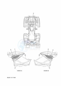 YFM700FWBD YFM7NKPAK (B5KE) drawing GRAPHICS