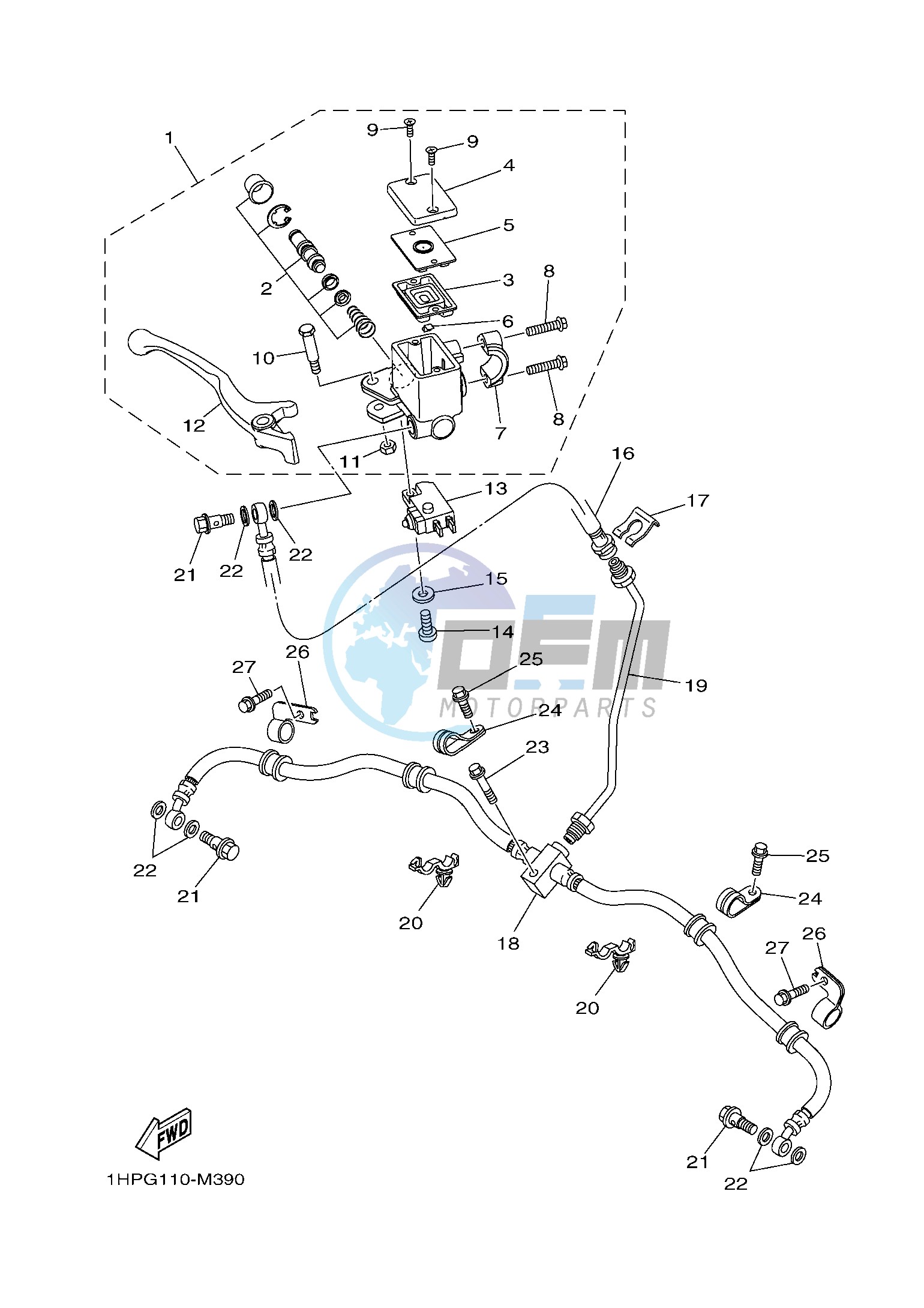 FRONT MASTER CYLINDER