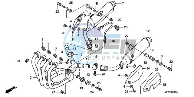 EXHAUST MUFFLER