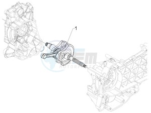 MP3 250 ie mic drawing Crankshaft