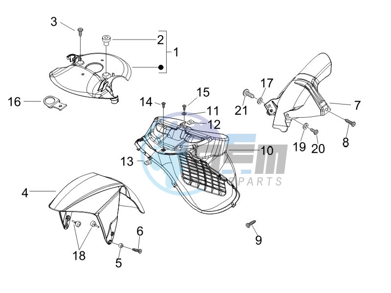 Wheel housing - Mudguard