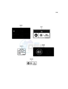 J125 ABS SC125BGFA XX (EU ME A(FRICA) drawing Labels