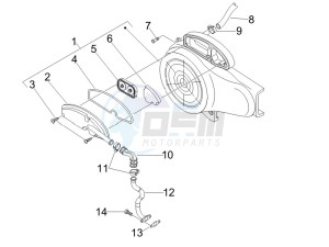 LX 50 4T 2V 25 Kmh Touring NL drawing Secondary air box