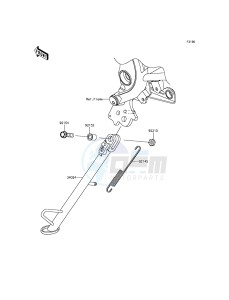 VERSYS_650 KLE650EFF XX (EU ME A(FRICA) drawing Stand(s)