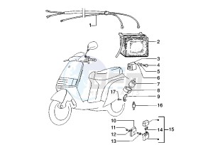 SKIPPER 125-150 drawing Battery