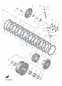 YZF600 YZF-R6 (BN6S) drawing CLUTCH