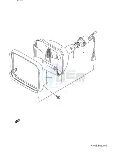 A100 (E6) drawing HEADLAMP (P32)