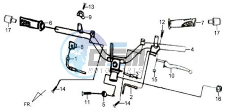 HANDLEBAR / BRAKE LEVERS /CABLES