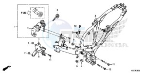 AFS110CSFF CB1000R 2ED - (2ED) drawing FRAME BODY