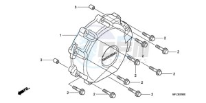 CBR1000RR9 France - (F / CMF MME REP) drawing A.C. GENERATOR COVER (CBR 1000RR)