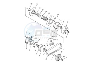 YP MAJESTY 250 drawing CLUTCH