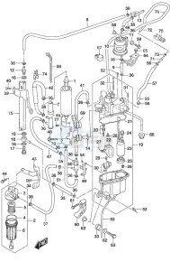 DF 250AP drawing Fuel Pump/Fuel Vapor Separator