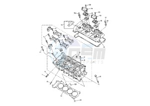 FZ6 FAZER 600 drawing CYLINDER HEAD