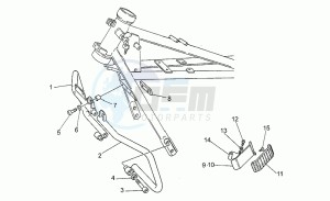 750 X Polizia - PA 2A Serie Polizia/PA 2A Serie drawing Front bumper kit