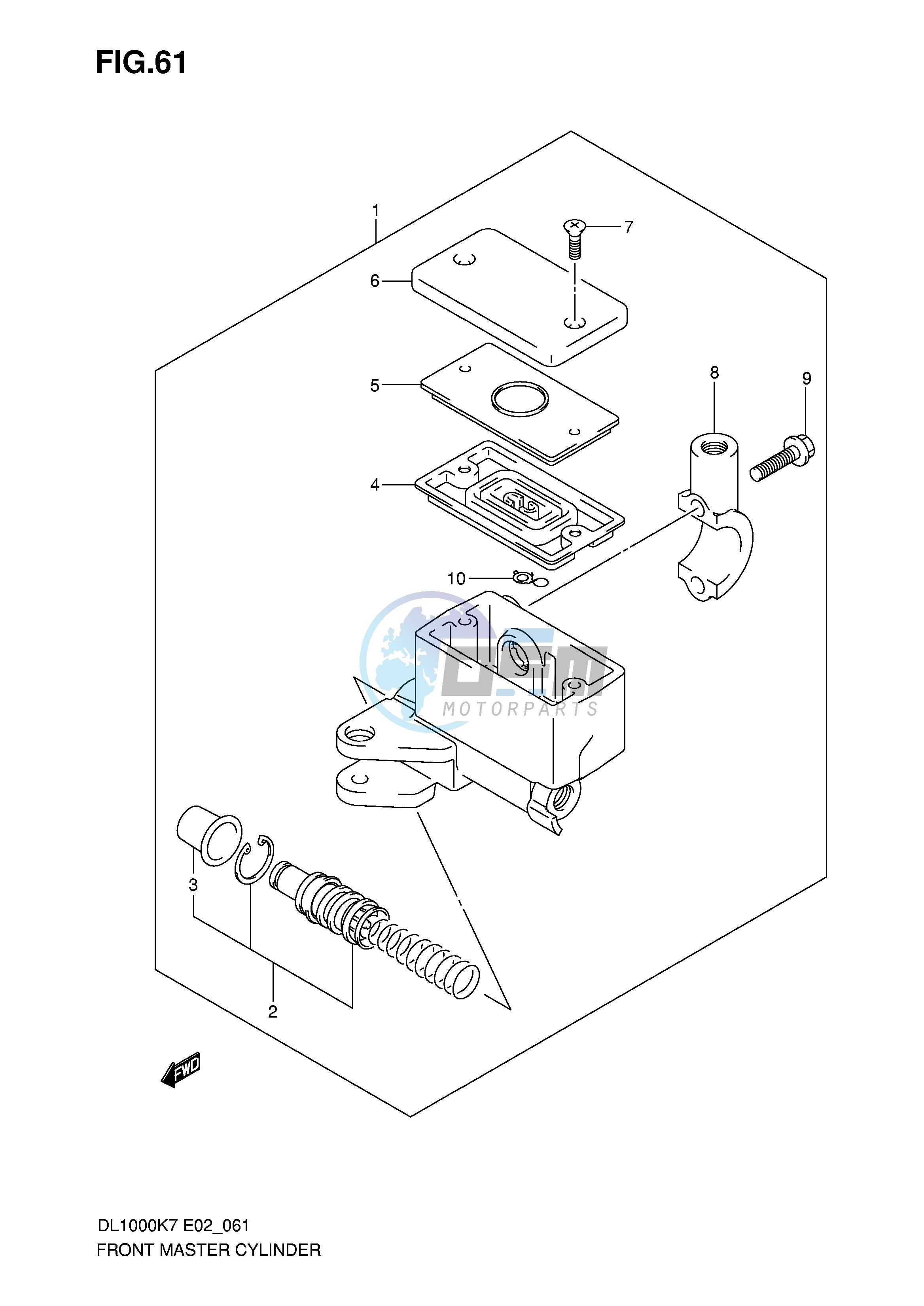 FRONT MASTER CYLINDER