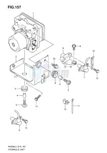 AN400 ABS BURGMAN EU-UK drawing HYDRAULIC UNIT