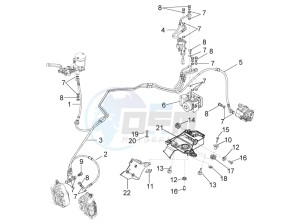 Tuono V4 1100 RR (EMEA, APAC) (AU, EU, HK, IS, JP, NZ, RC, S, T, VN) drawing ABS brake system