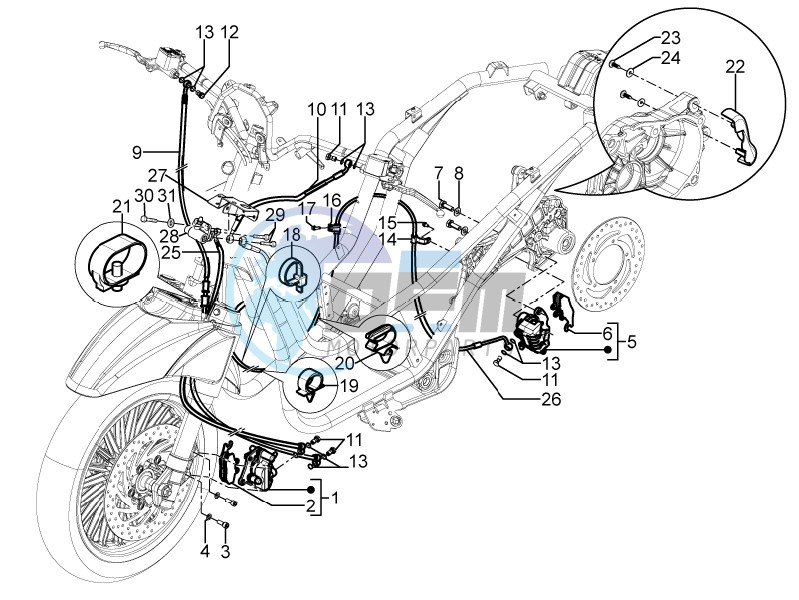 Brakes hose  - Calipers