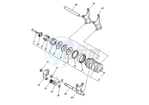 XVS DRAG STAR 125 drawing SHIFT CAM-FORK