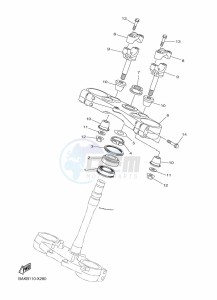 WR250F (BAKD) drawing STEERING