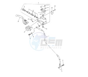 WR F 450 drawing FRONT MASTER CYLINDER