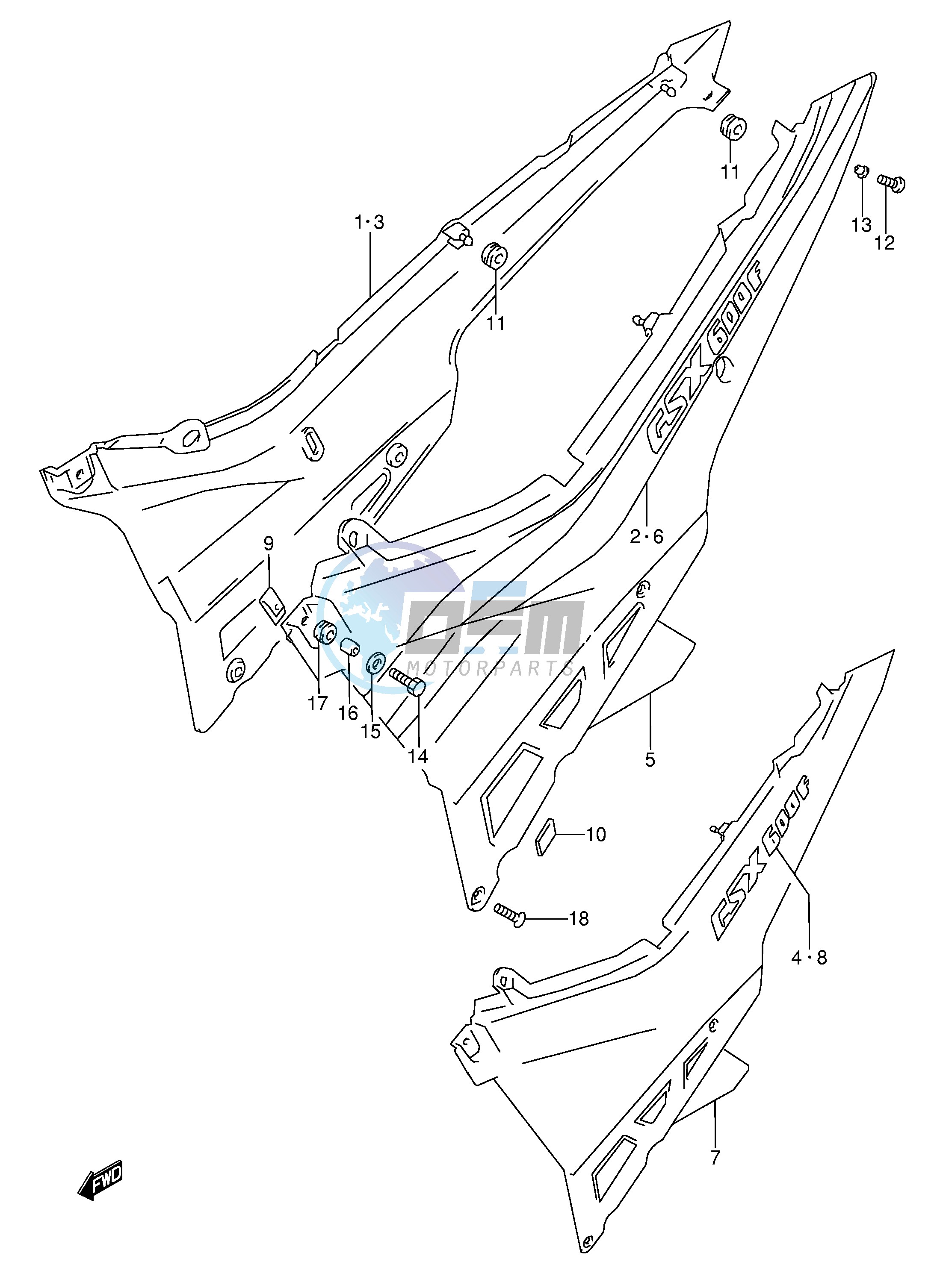 FRAME COVER (MODEL M)