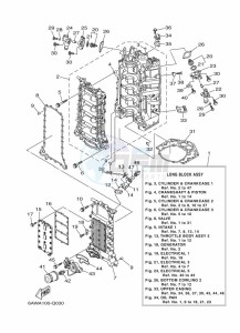 F350AETX drawing CYLINDER--CRANKCASE-1