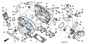 CBF600NA9 Europe Direct - (ED / ABS 25K) drawing AIR CLEANER