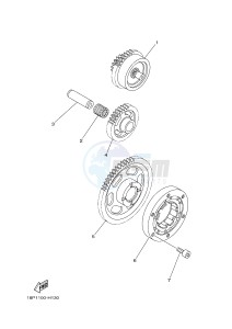 YFZ450R YFZ45YSXG (1TDN) drawing STARTER