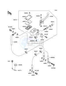 Z1000 ZR1000A6F FR GB XX (EU ME A(FRICA) drawing Front Master Cylinder