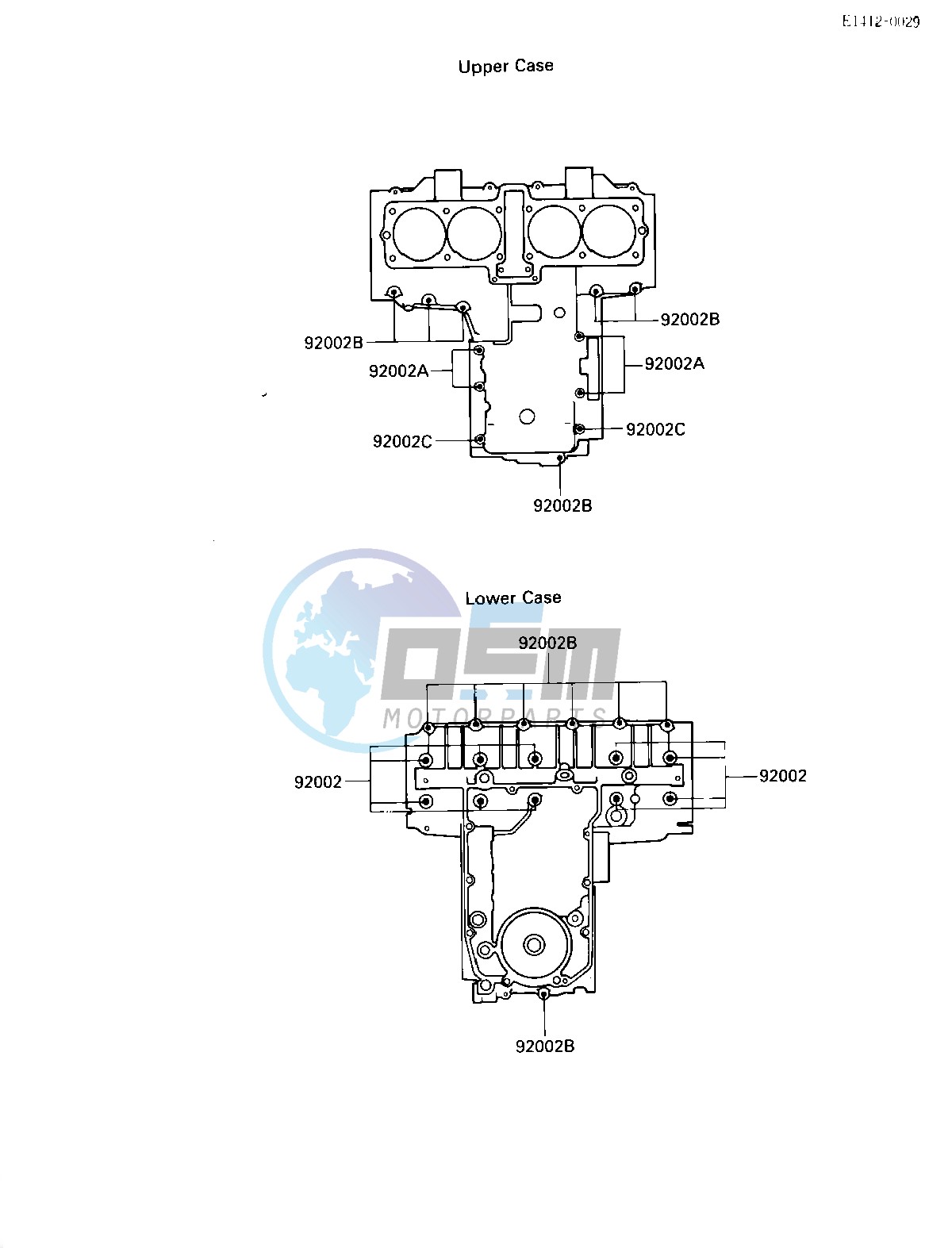 CRANKCASE BOLT PATTERN