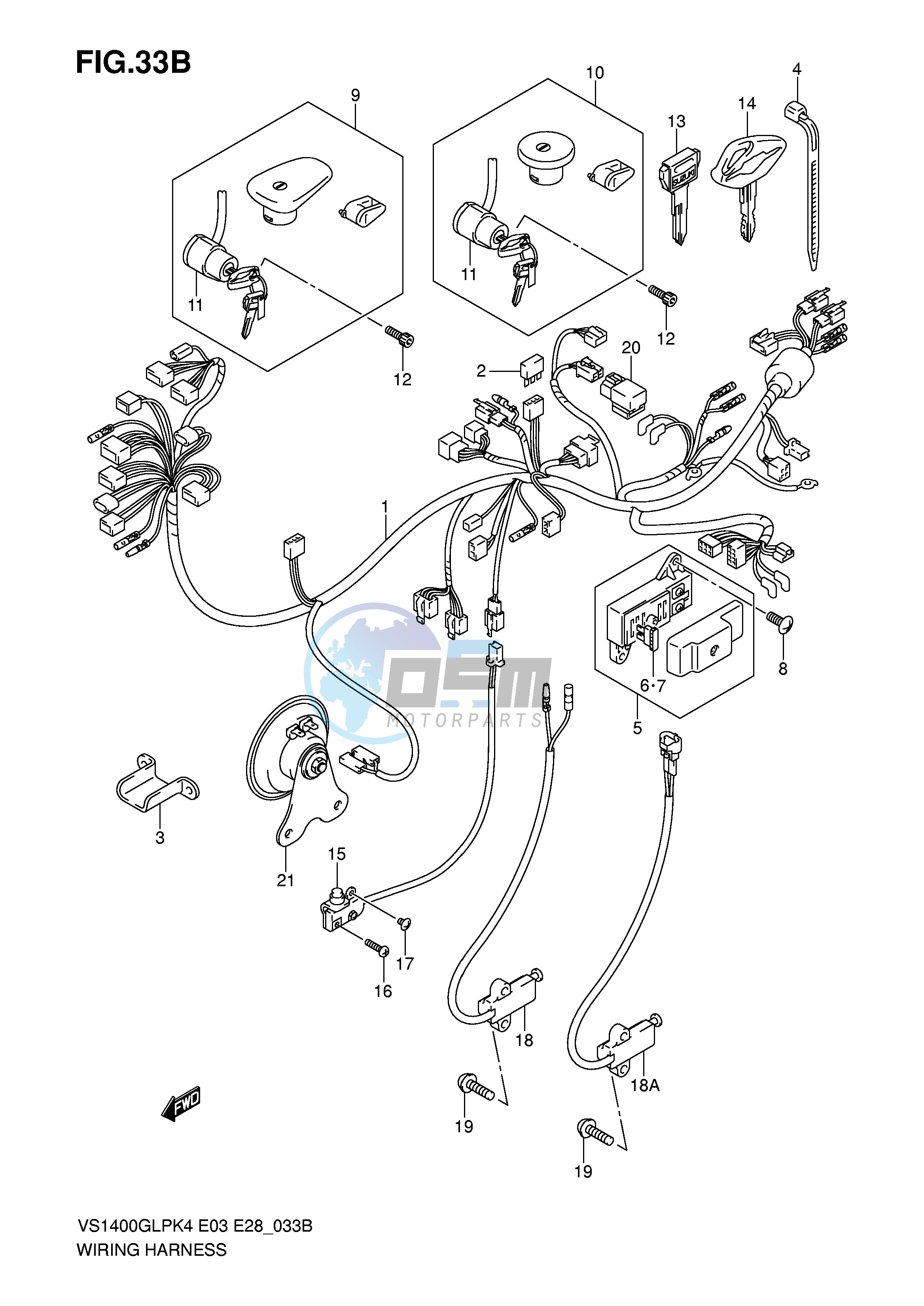 WIRING HARNESS (VS1400K6 K7 K8)