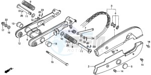 C90CW 70 drawing SWINGARM