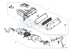 ATLANTIS O2 - 50 cc drawing AIR CLEANER