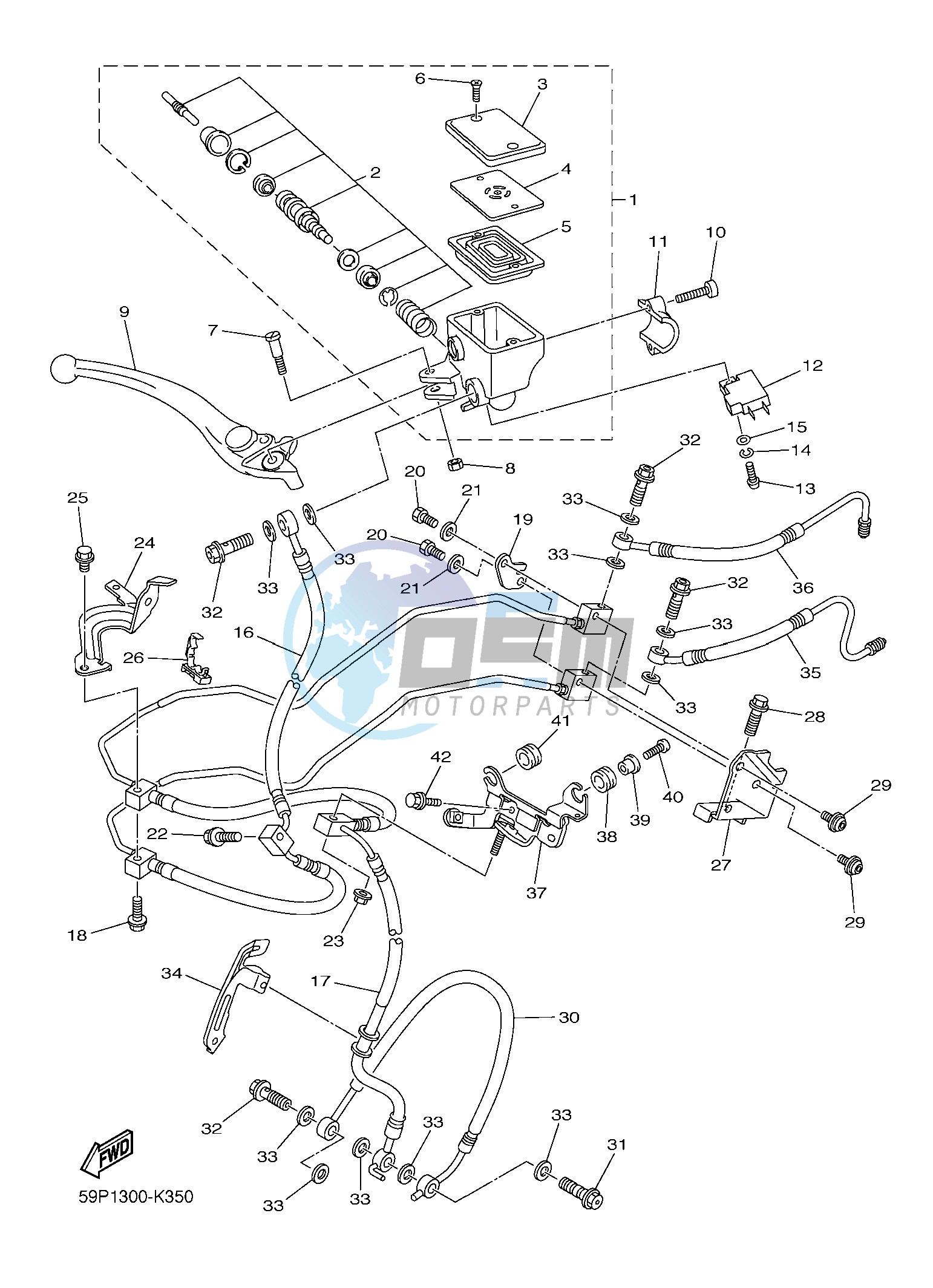 FRONT MASTER CYLINDER