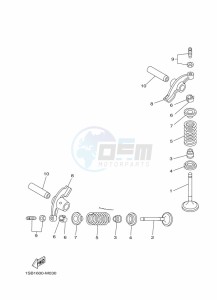 XTZ125E (1SBH) drawing VALVE