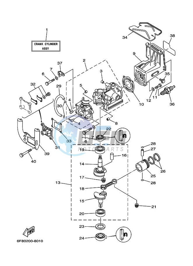 CYLINDER--CRANKCASE